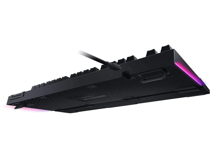 Razer Gaming-Tastatur BlackWidow V4 Gaming-Keyboard mit RGB-Beleuchtung und Handballenauflage
