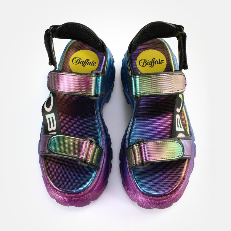 Classic TS SND Sandales à plateforme véganes, violet mermaid