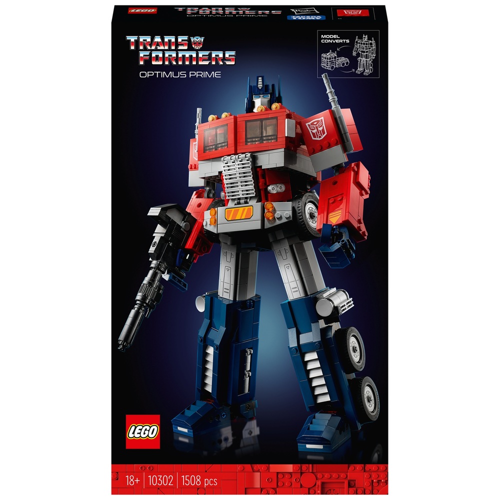 LEGO Icons 10302 Optimus Prime Transformers Roboter-Modellset