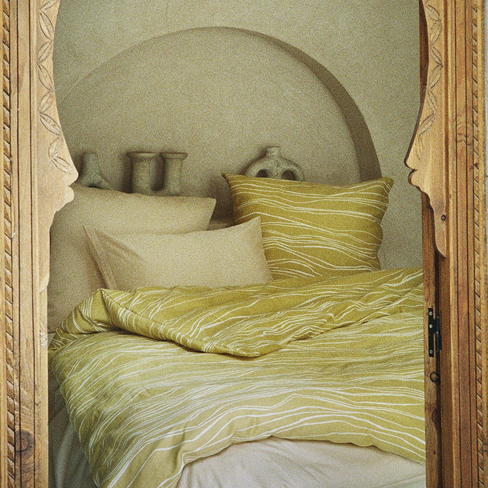 Kissenbezug SAHARA dusty yellow
