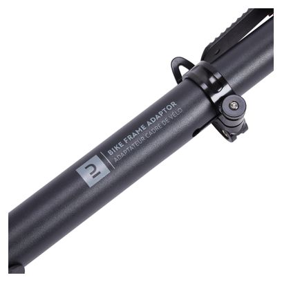 Barre Adaptateur de Cadre Vélo pour Porte Vélos Noir