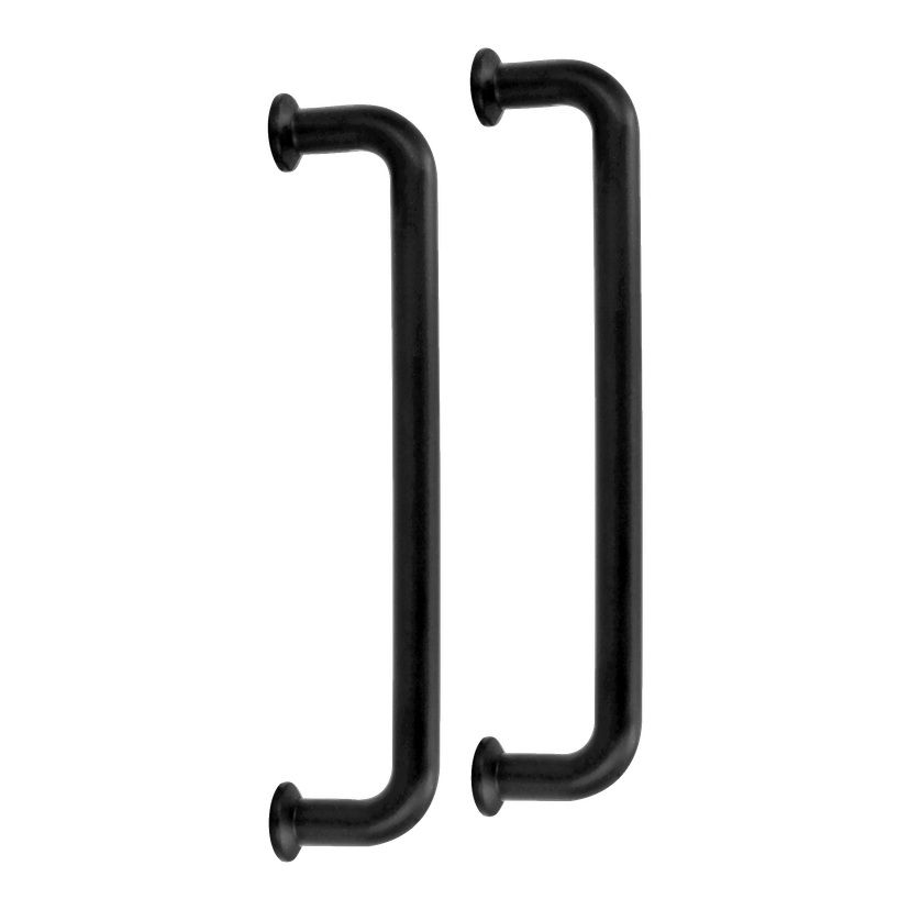 Skaphåndtak, svart 2-pk 128 mm