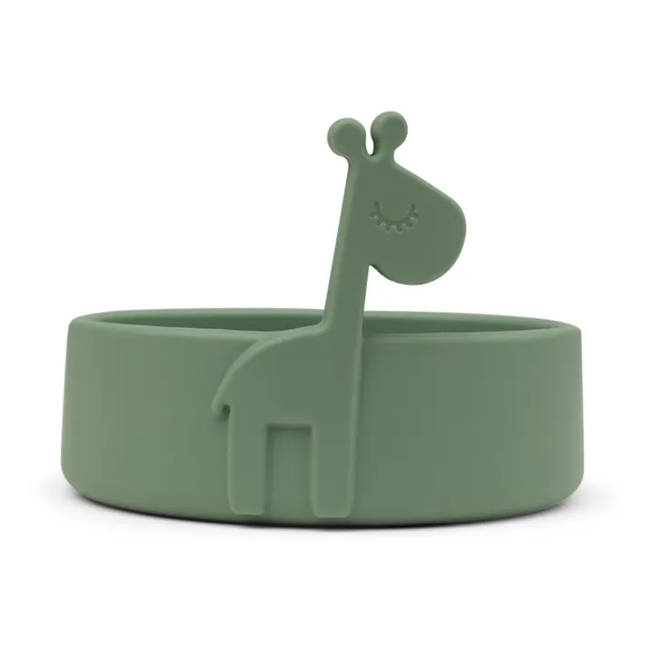Done by deer Bol Peekaboo Raffi en silicone | Vert