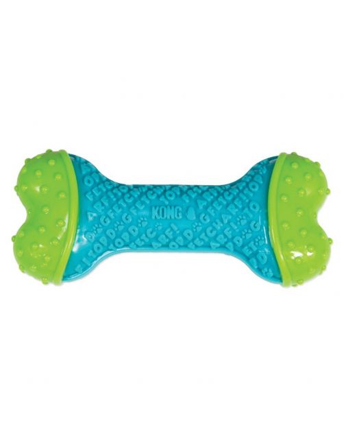 Kong Corestrength Bone Blauw&Groen - Hondenspeelgoed