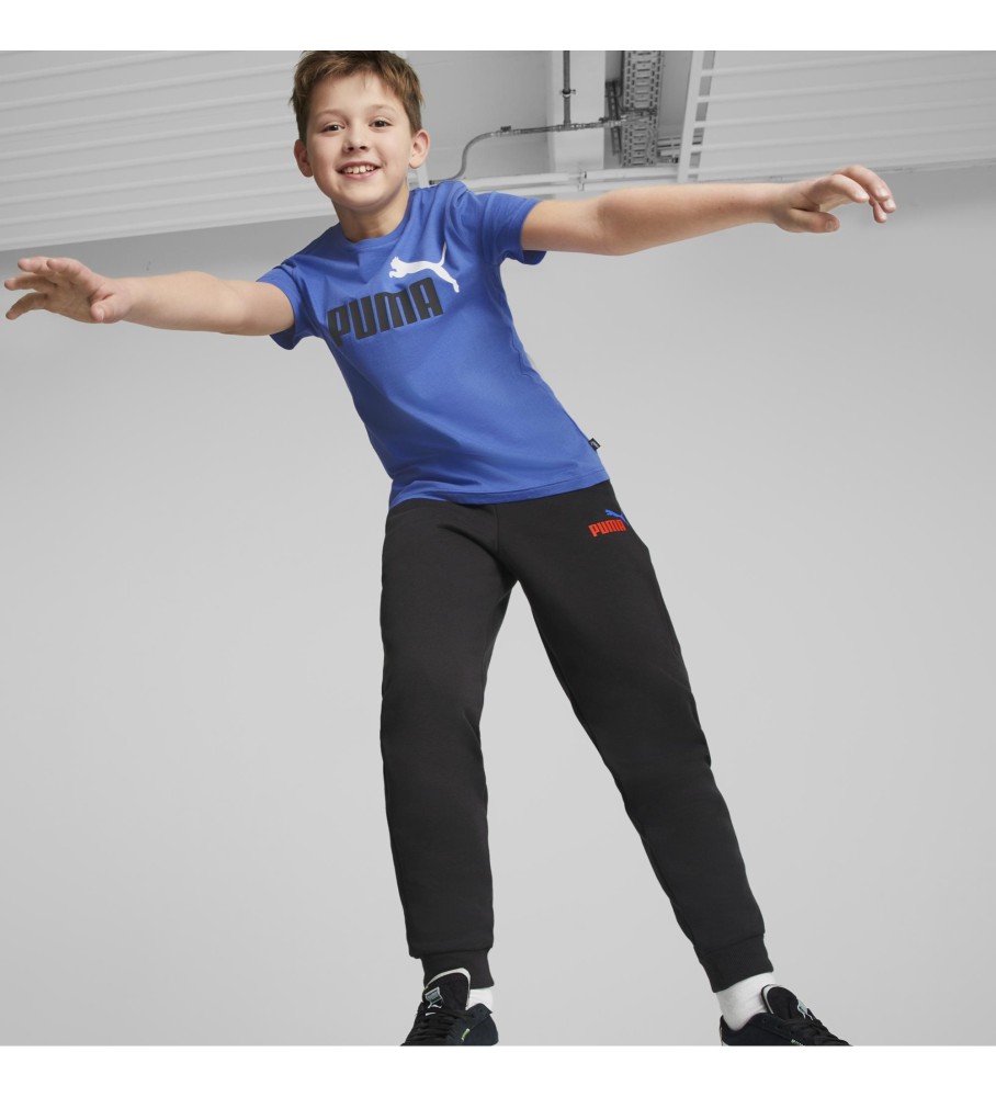 Puma Camiseta Essentials+ Two-Tone Logo azul