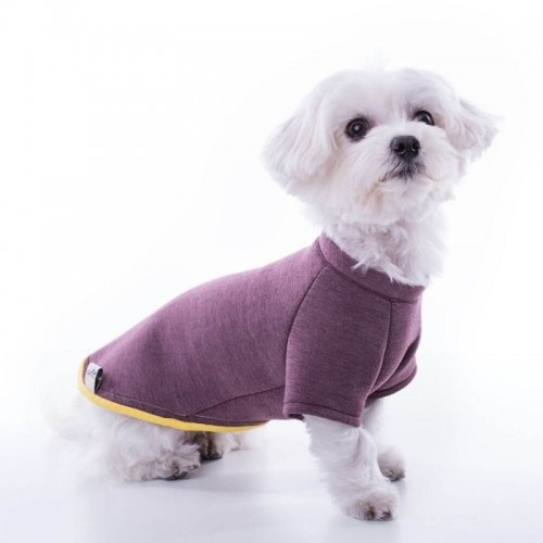 Moletom de neoprene estilo freira para cães, cor berinjela