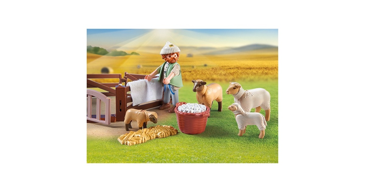 PLAYMOBILCountry - Jonge herder met schapen Constructiespeelgoed  (71444)