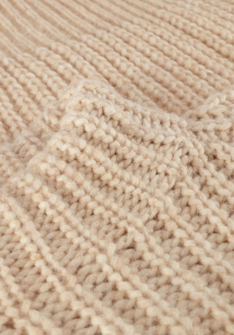 SECOND FEMALE beige second female trui aya knit t-neck