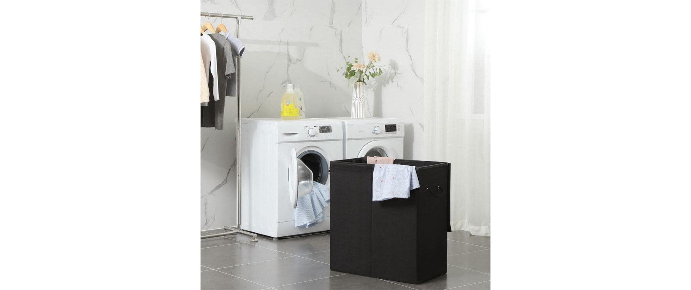 SONGMICS Wäschekorb »20 l, Schwarz«