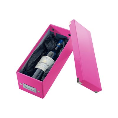 Leitz Click & Store - Boîte de rangement pour CD - rose métallisé