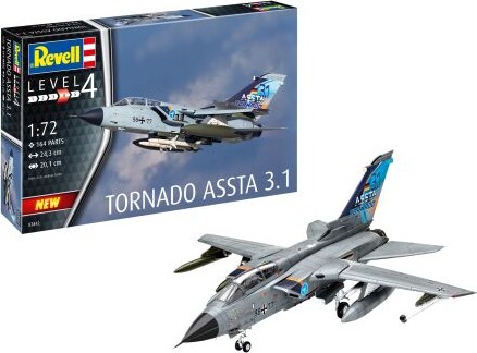 Revell - Tornado Assta Fly Byggesæt - 1:72 - Level 4 - 03842