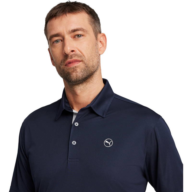 Puma Pure Solid Golf Polo T-shirt Herre