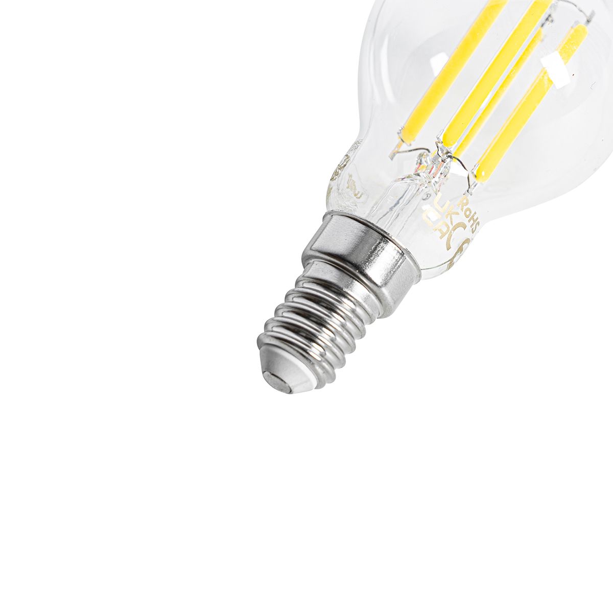 Set van 5 E14 LED lamp P45 helder 2,2W 470 lm 2700K