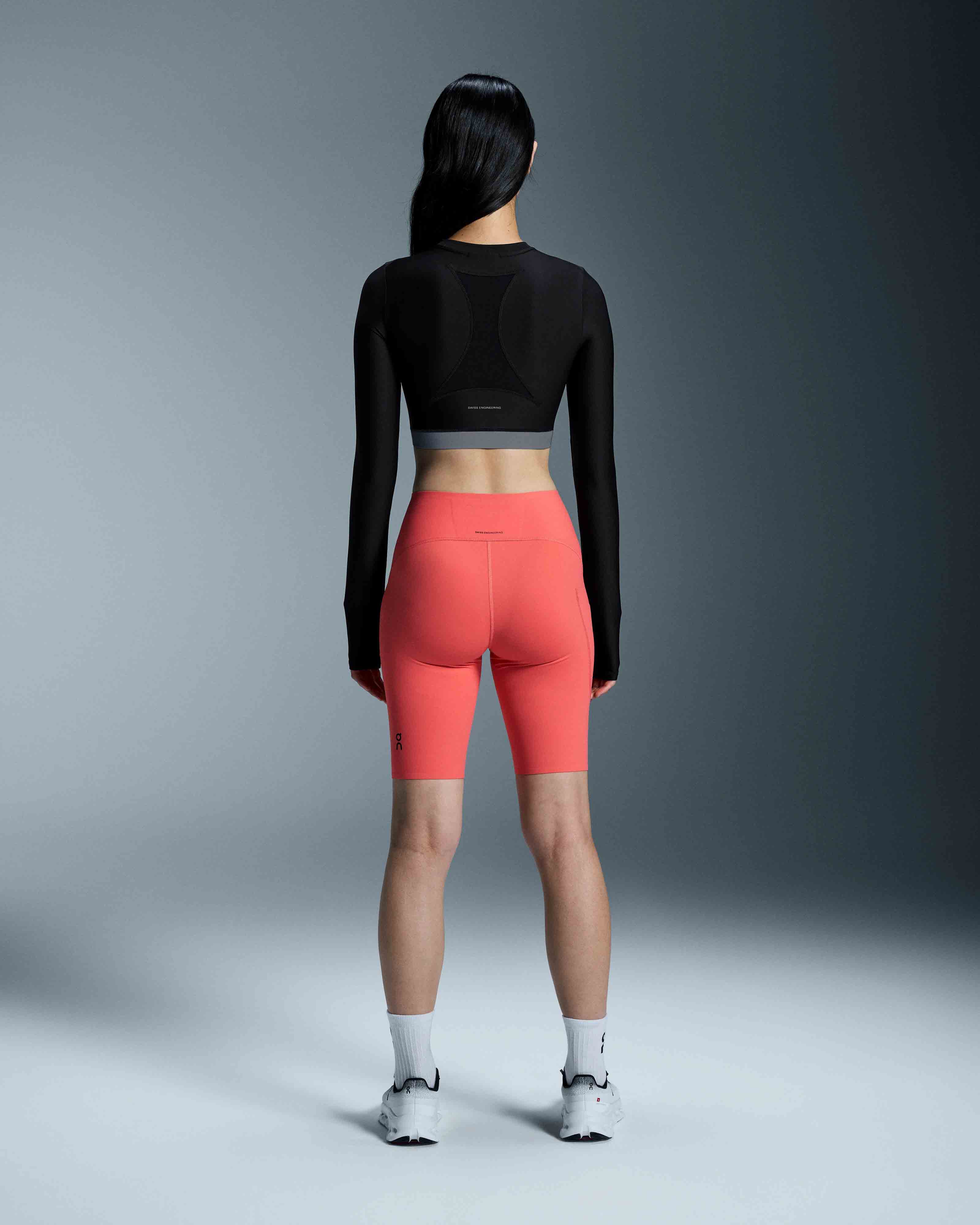 Studio Tights Short Dame Coral