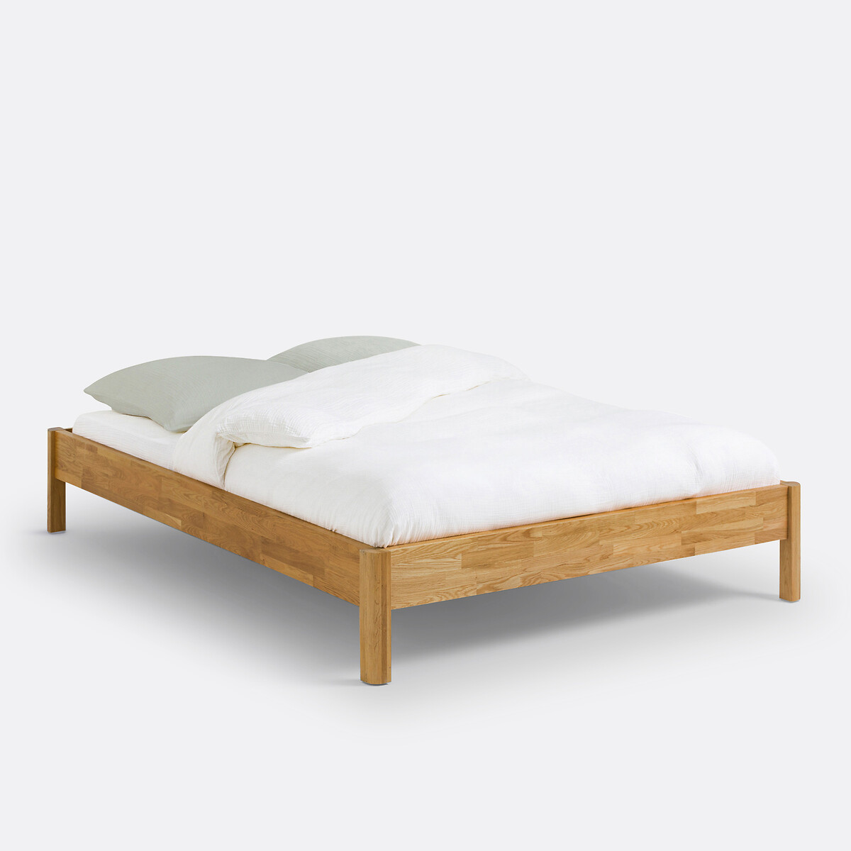 LA REDOUTE INTERIEURS<br>Cama de carvalho maciço sem estrado, Zulda