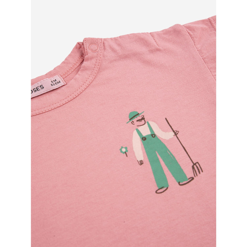 Køb Bobo Choses Pink Farm Adventure T-Shirt