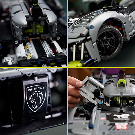 LEGO® Technic PEUGEOT 9X8 24H Le Mans Hybrid Hypercar 42156
