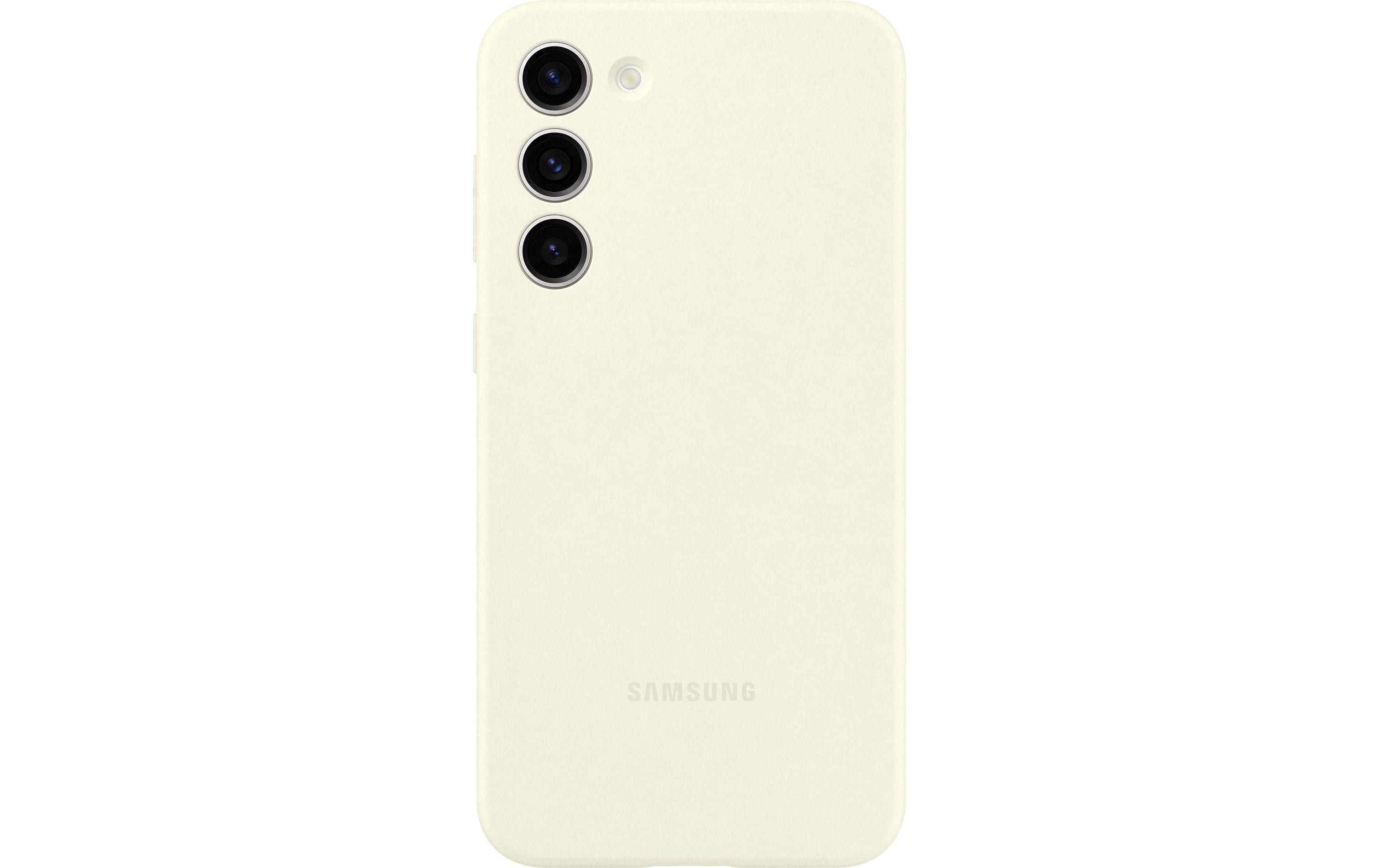 Back Cover Silicone Galaxy S23+ CremeSchutzhülle für das Samsung Galaxy S23+