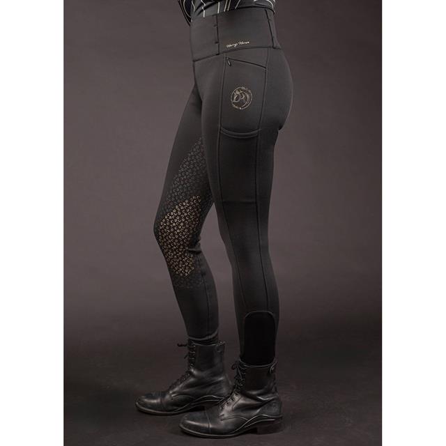 Paardrijlegging Harry's Horse Denici Cavalli Stardust Full Grip Zwart