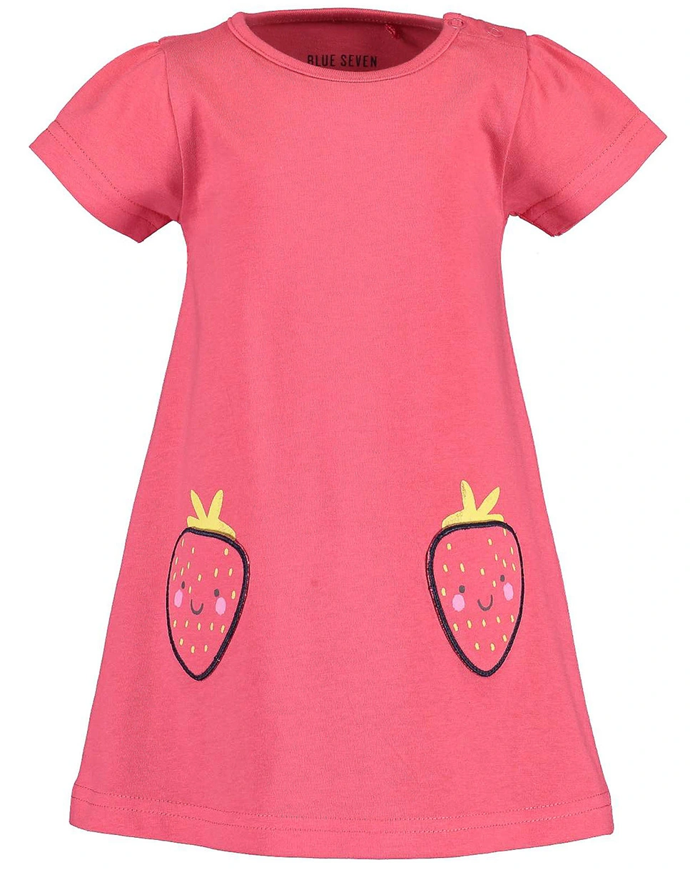 Kurzarmkleid SWEET STRAWBERRY in pink