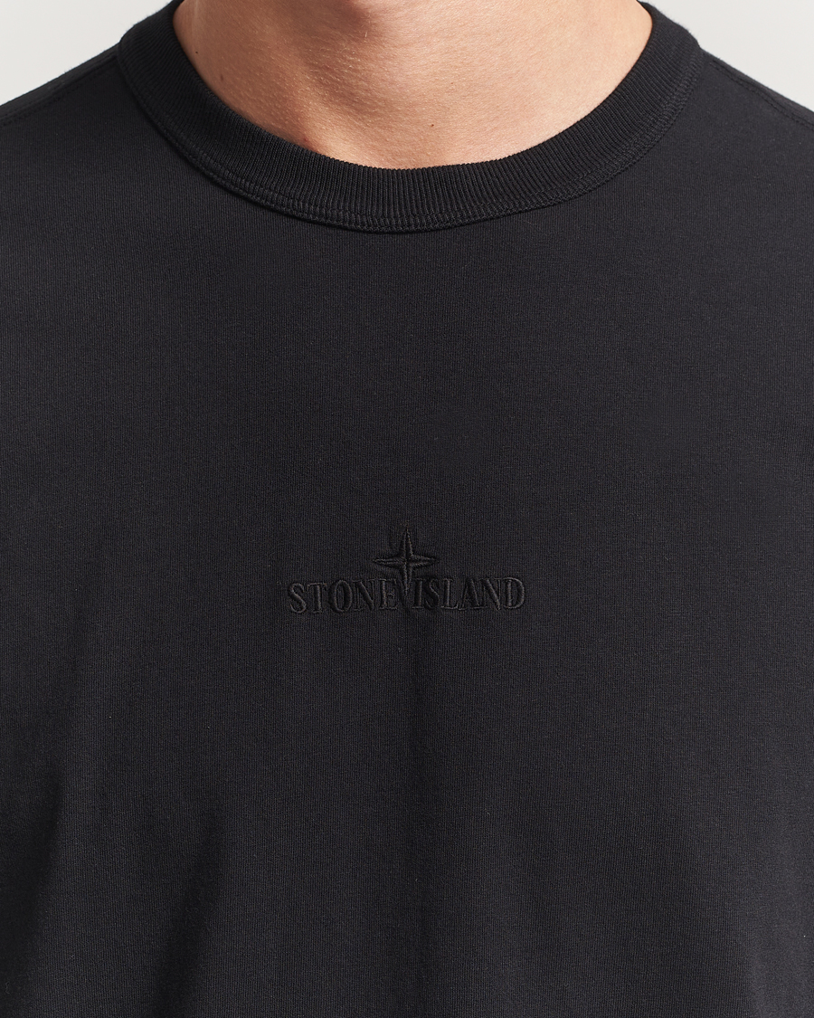 Stone Island Center Logo T-Shirt Black