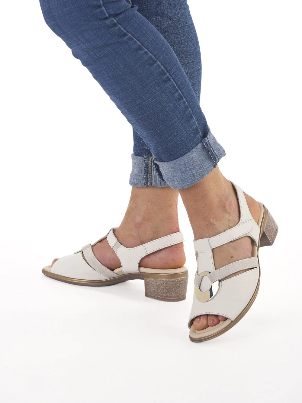 Sandalette Lugano cream