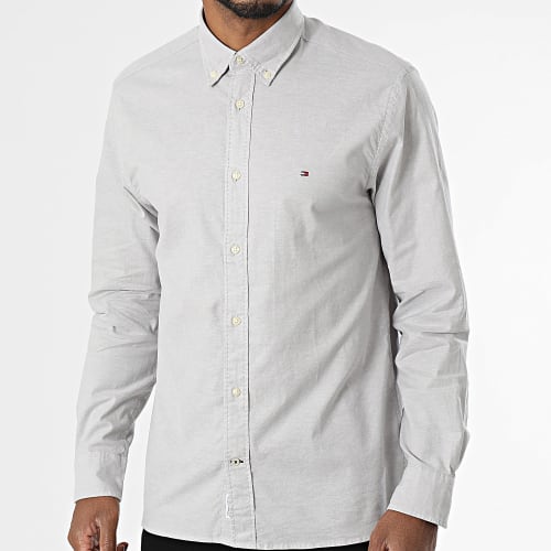 Chemise Manches Longues 1985 Flex Oxford 9968 Gris