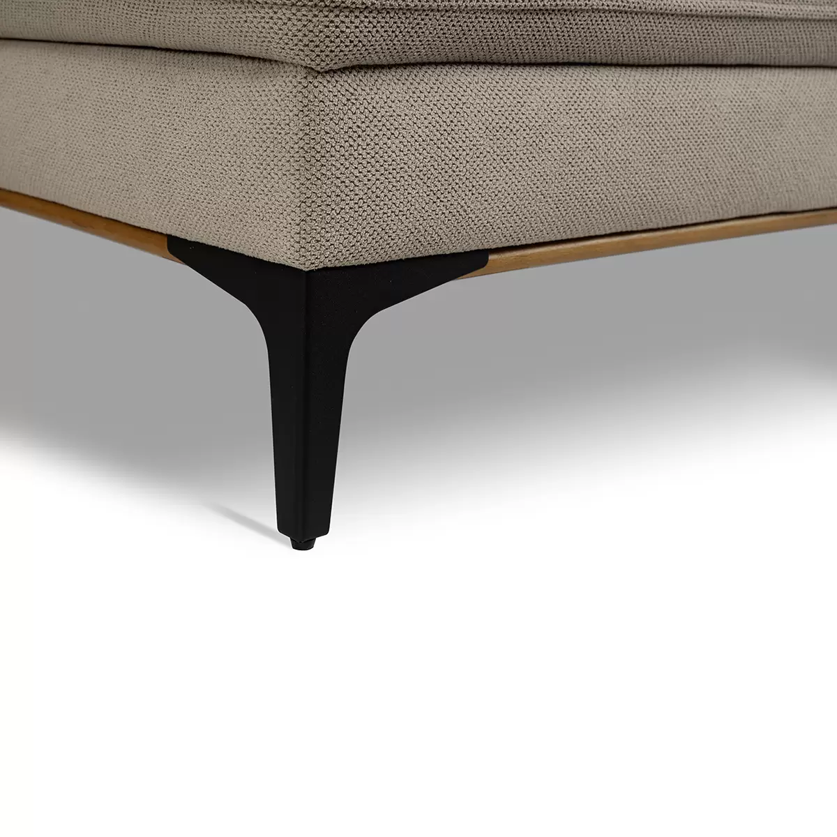 Ecksofa Bergamo 121 x 210 Beige