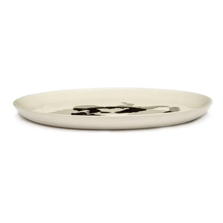 Serax Assiettes Feast poivron, Ottolenghi - Set de 2 | Noir