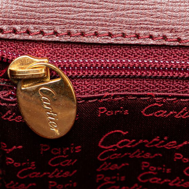 Cartier Vintage Cartier Handbag Red