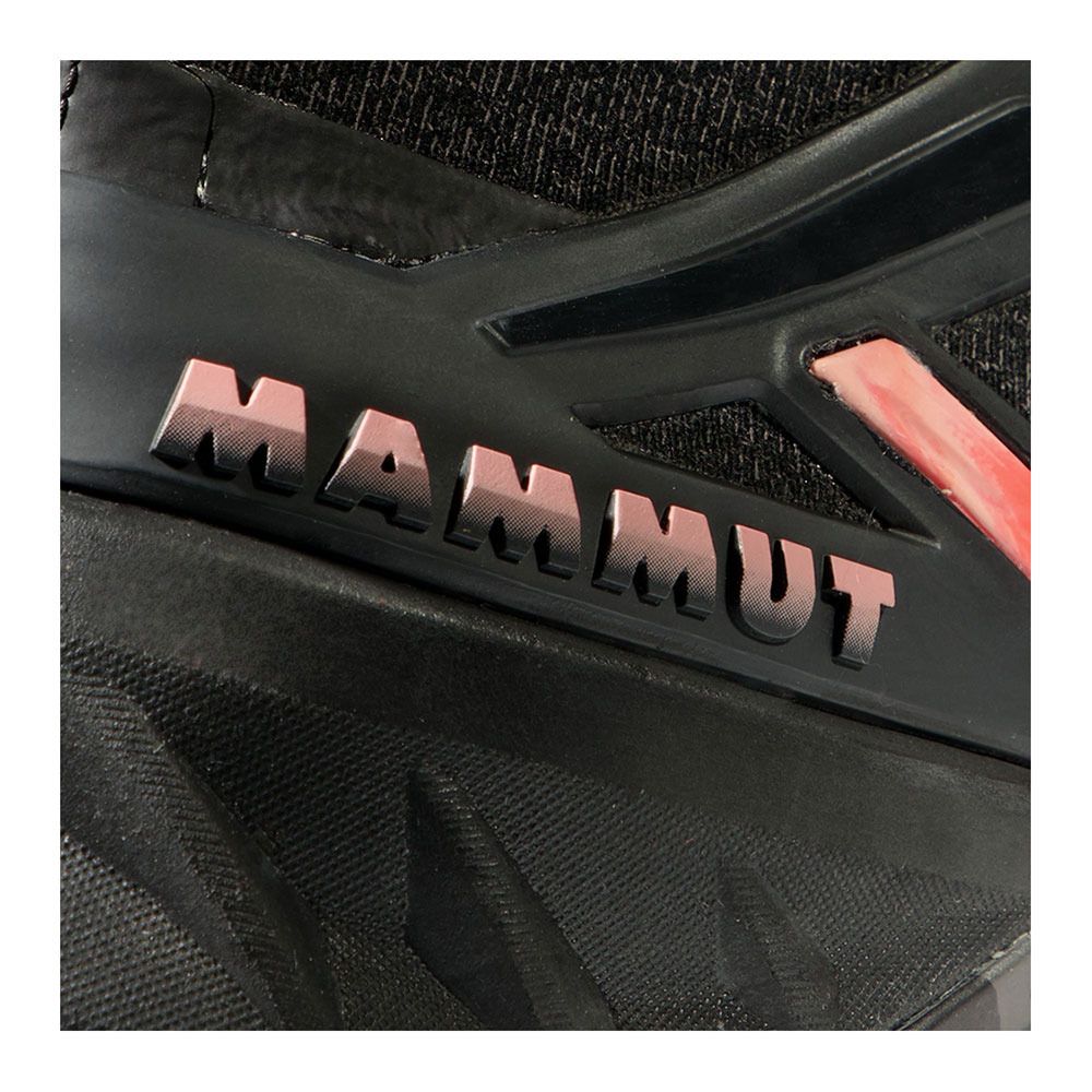 Mammut AEGILITY PRO MID - Chaussures de randonné Femme black/dark salmon