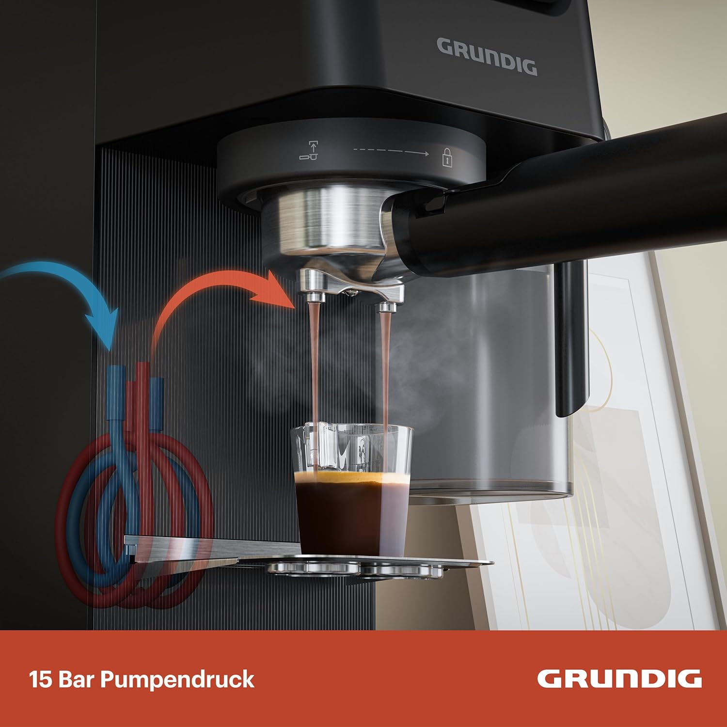 De'Longhi Dedica Style EC685.M, Machine à Expresso avec Buse à Mousse de Lait Professionnelle, Seulement 15 cm de Large, Réservoir de 1 L, Boîtier en Métal, Compatible avec les Dosettes E.S.E, Métal