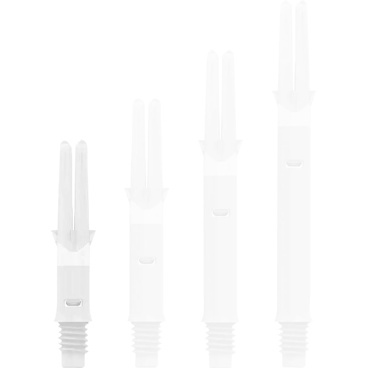 L-Style - L-Shaft Silent Straight Spinner - Weiß