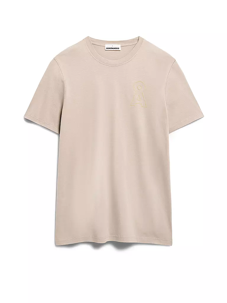 ARMEDANGELS T-Shirt AADONI COLLEGE EBRO beige