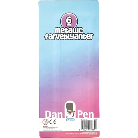 Danpen farveblyanter 6-pak