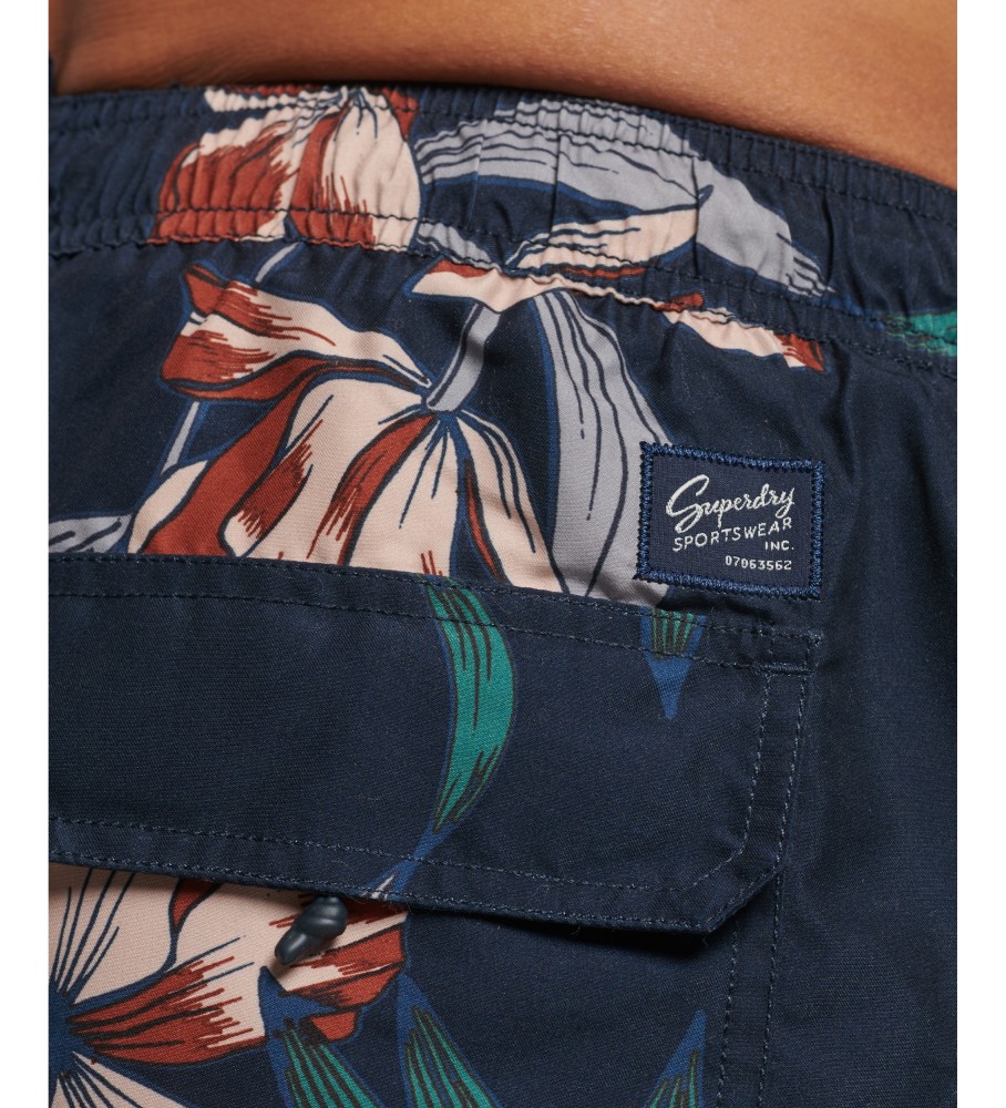 Maiô havaiano Superdry feito com material marinho reciclado