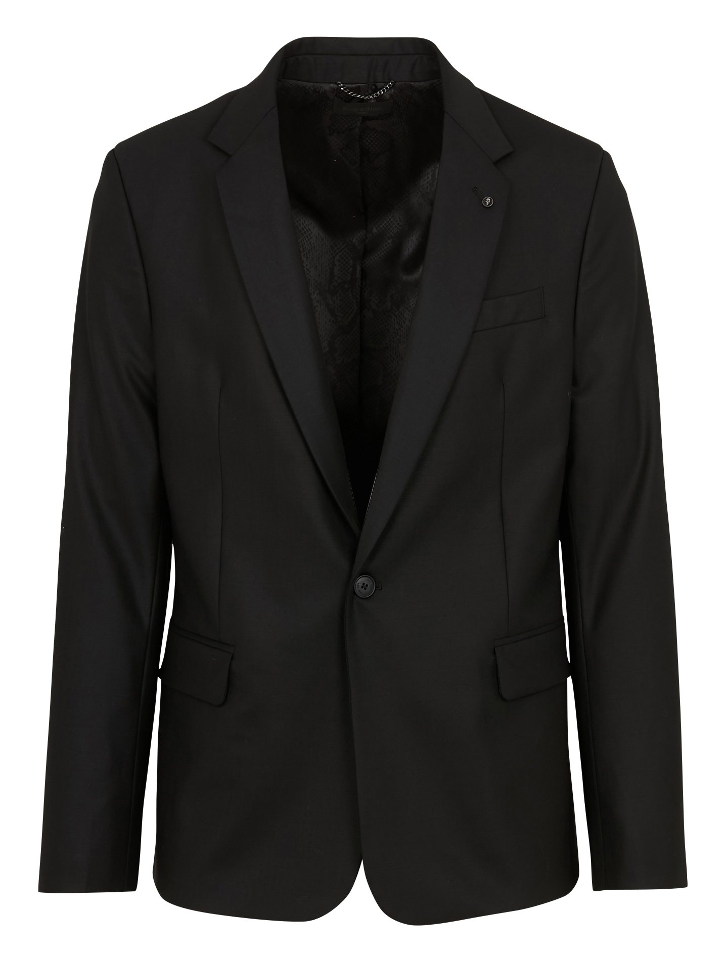 Veste de tailleur en laine mélangée | Noir