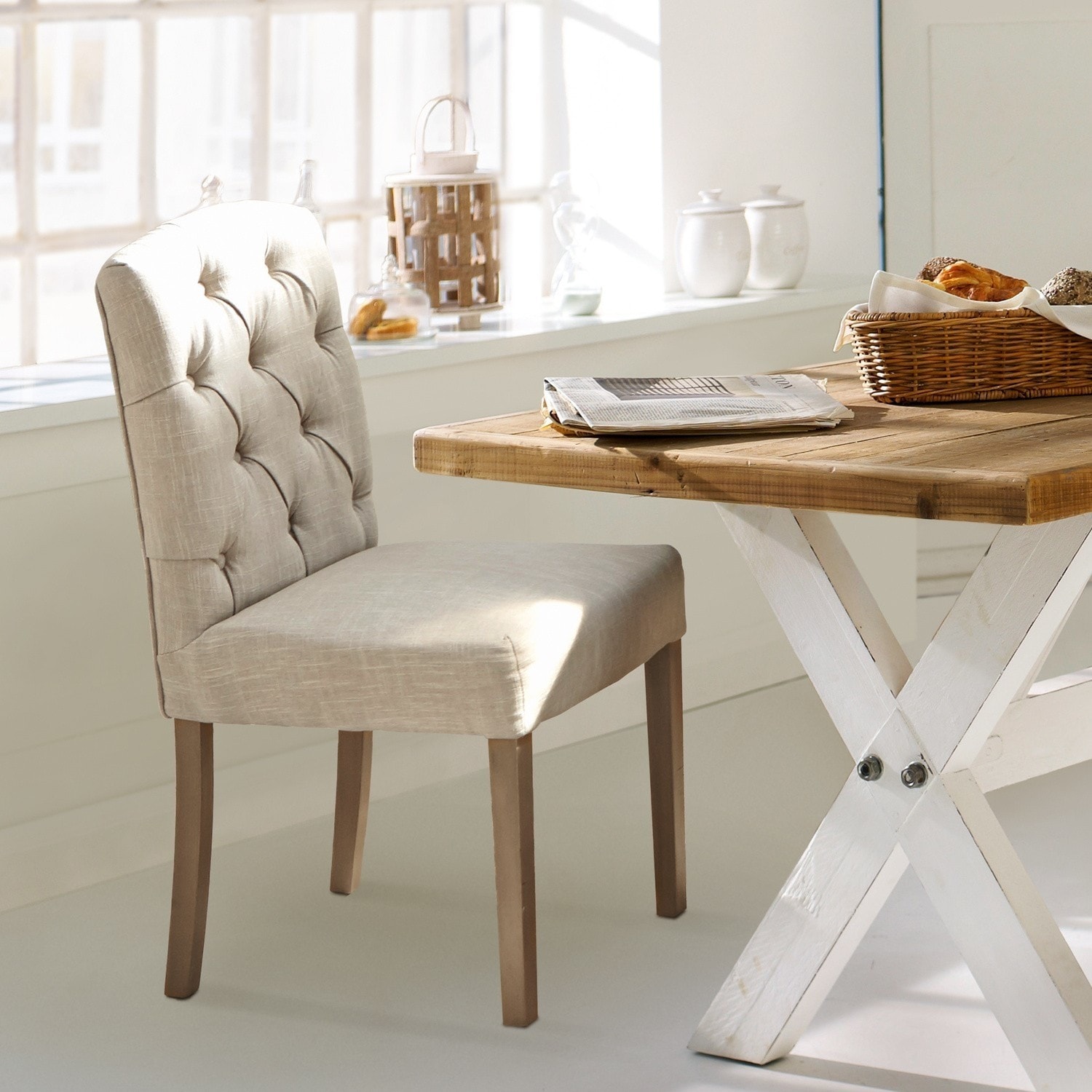 Stuhl Fulden leinen