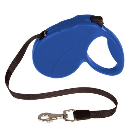 Guia extensível azul para cães TK-Pet