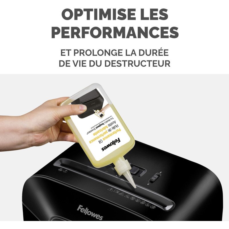Huile lubrifiante pour destructeurs - 355 ml