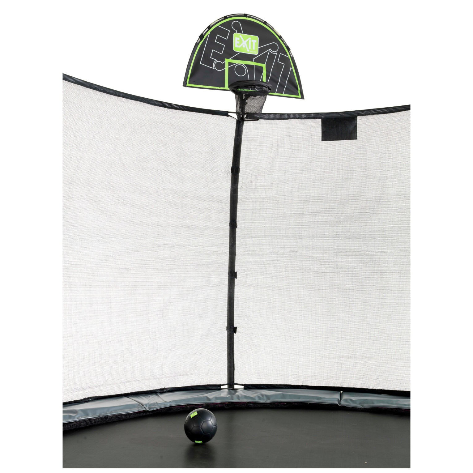 EXIT trampoline basket (ø25-38mm) - groen/zwart