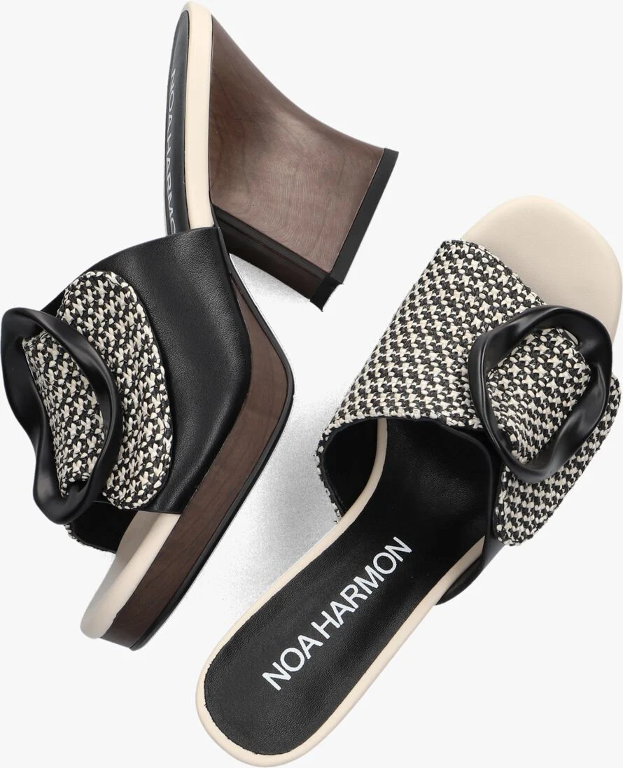 NOA HARMON zwarte noa harmon slippers 9660