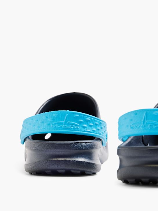 Blue Fin Clog Blau