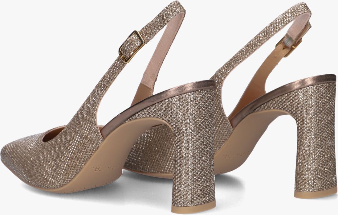 goudkleurig unisa slingbacks winna