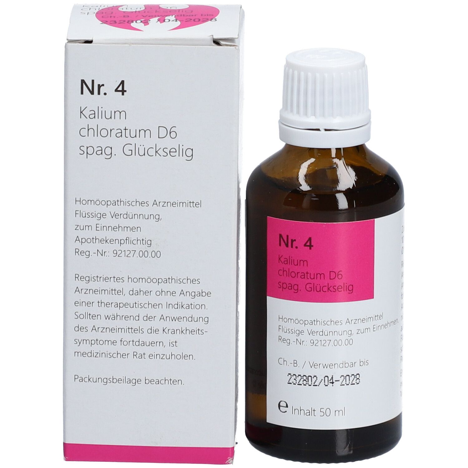 NR.4 Kalium chloratum D 6 spag.Glückselig