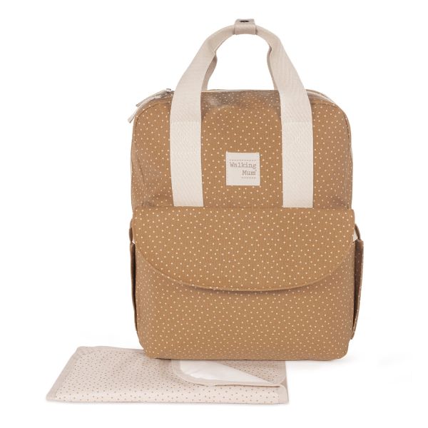 Walking Mum Mochila Polka Dot Poppy Canela