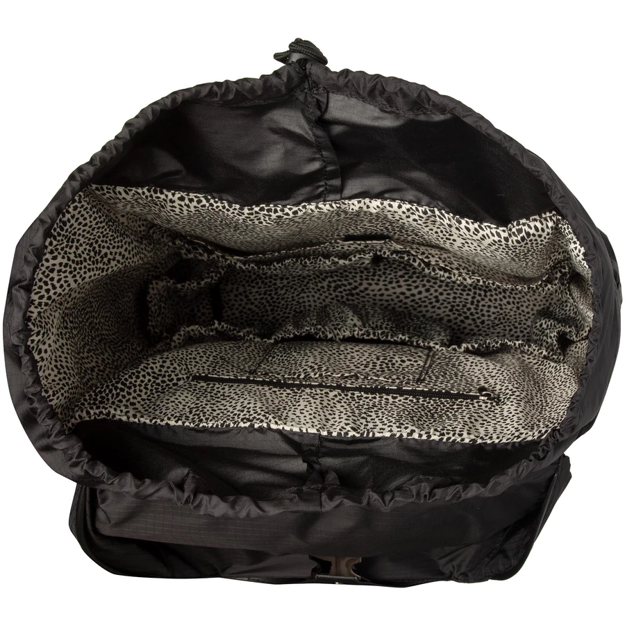 Little Company Wickelrucksack Miami Ripstop Schwarz