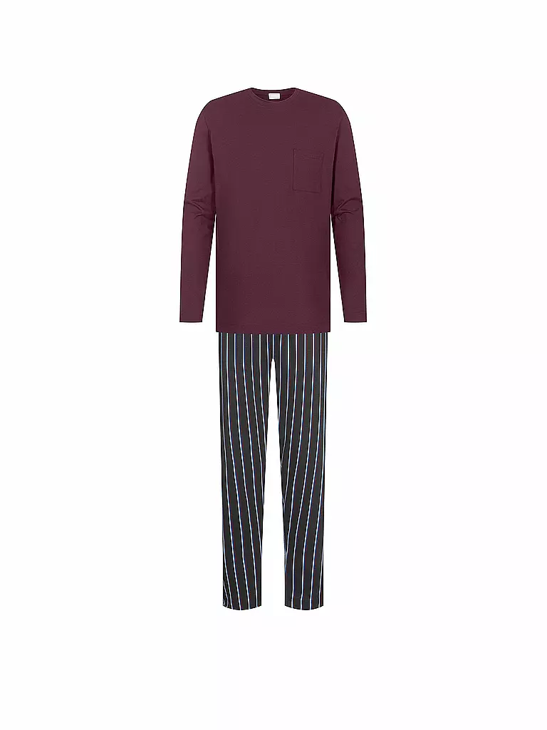 MEY Pyjama dunkelrot