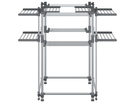 VIDAXL - Séchoir à linge 107x107x120 cm aluminium