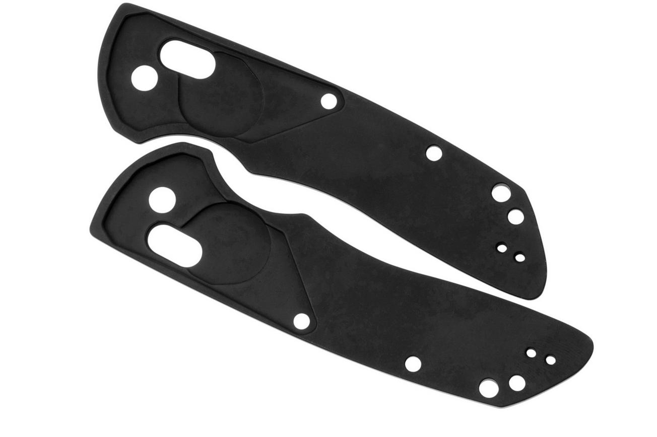 Lex Custom Hogue Deka Scales HODEH190 Turtle Armor Black Titanium, handgreepschalen